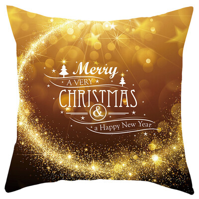

Siaonvr Merry Christmas Short Plush Pillowcase Sofa Pad Set Home Decoration 18x18 Inch