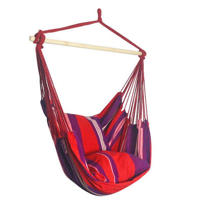 

Portable Travel Hanging Hammock Bedroom Swing Bed Lazy Chair with 2 Pillows