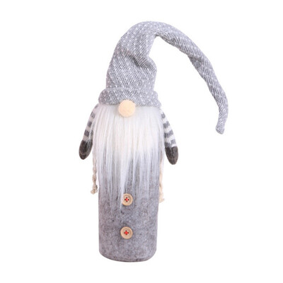 

Non-Woven Wine Bottle Cover Gift Bag Holder Christmas New Year Holiday Home Party Dining Table Decor Christmas Bottle Cover