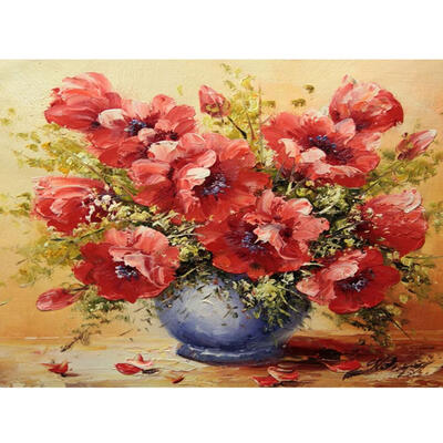 

5D DIY Full Drill Square Diamond Painting Flower Cross Stitch Embroidery
