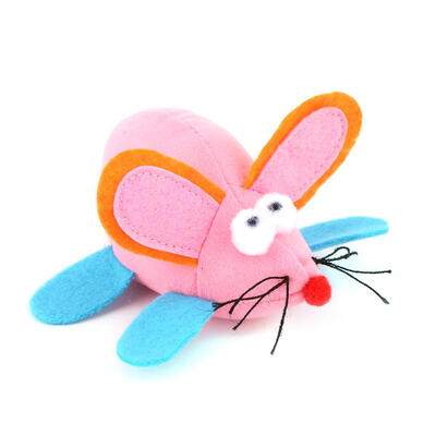 

Cute False Mouse Cat Plush Toy Pulling Vibrate Shock Pet Interactive Teaser