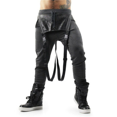 

Men Hip-hop Pockets Loose Casual Overalls Suspender Trousers Bib Pants Jumpsuits
