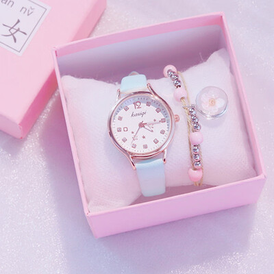 

Fairy rainbow watch girl star sky ins night light girl middle school students waterproof lovely small fresh small exquisite