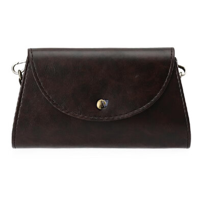 

New Fashion Women Shoulder Bag PU Leather Flap Front Magnetic Stud Mini Messenger Crossbody Bag