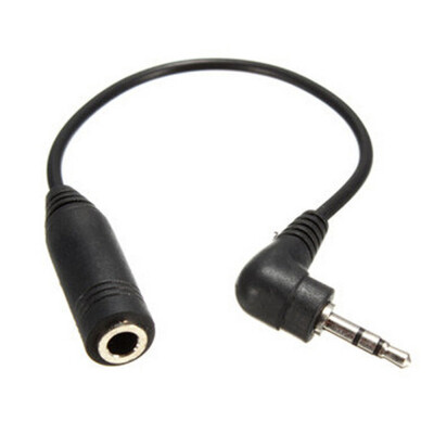 

〖Follure〗25mm Male Plug To 35mm Female Jack AUX Audio TRS Adapter Cable For MP3 MP4