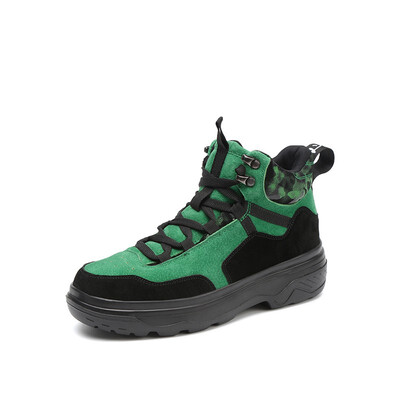 

YUNXICAIHONG Gaobang autumn&winter cotton shoes Martin boots 7690
