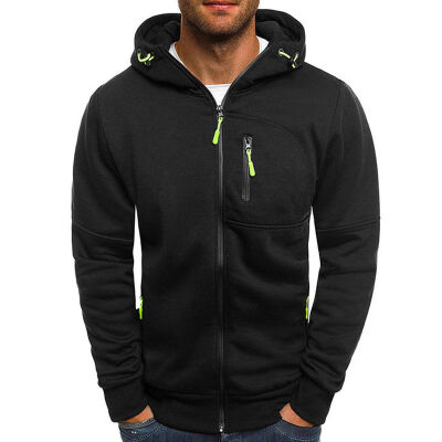 

Mens Winter Hoodies Slim Fit Hooded Sweatshirt Outwear Sweater Warm Coat Jacket
