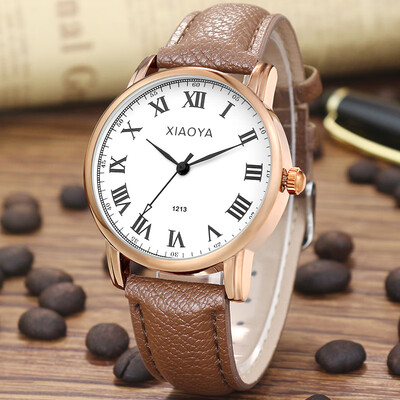 

Korean fashion watch female student Korean version of the simple belt trend mens watch retro student quartz watch couple watch