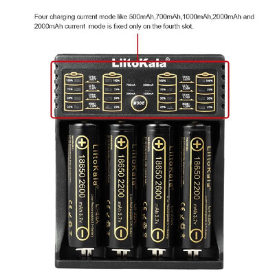 

LiitoKala Lii-402 Smart Battery Charger 12V 37V 32V 385V AAAAA for 18650 18490 18350 17670 17500 16340 14500 10440 Batteries