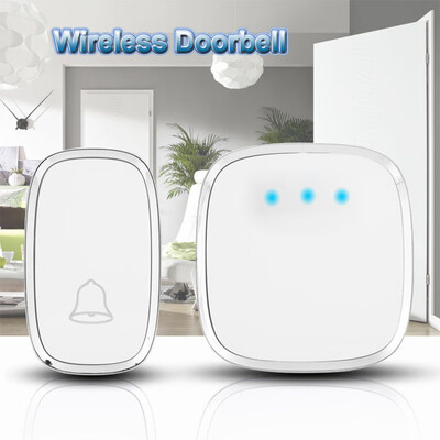 

〖Follure〗Home Wireless Doorbell Smart Waterproof Chime Kit With LED Light 36 Melodies US