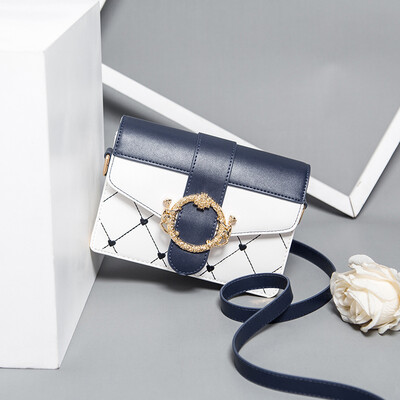 

Senior Single Shoulder Texture Small Lady 2019 Upper Slant Bag Simple Slant Ocean-Crossing Style