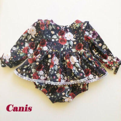 

Sweet Infant Baby Girl Clothes Floral Long Sleeve Tops Dress Shorts Pants Outfit