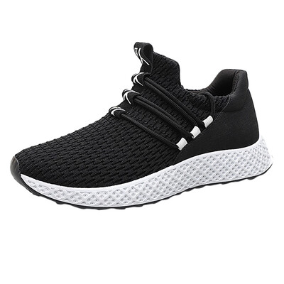 

Men Sneakers Men Vulcanize Shoes Fashion Men Flying Weaving Sneakers lace up shoes Casual mesh Breathable Student Shoes