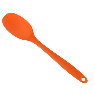 

Fashion Colorful Silicone Solid Color Spoon Kitchen Tools Cooking Accessories