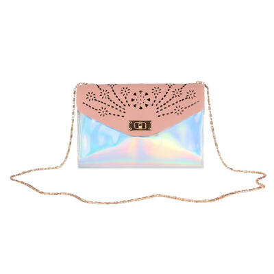 

Fashion Hollow Laser Shoulder Bags Mini Chain Women Flap Crossbody Tote