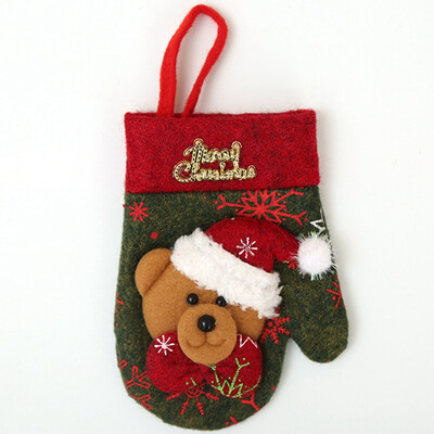 

Table Dinner Decor Cute Cutlery Suit Knifes Folks Bag Holder Pockets Xmas New Year Decor Christmas Decorations