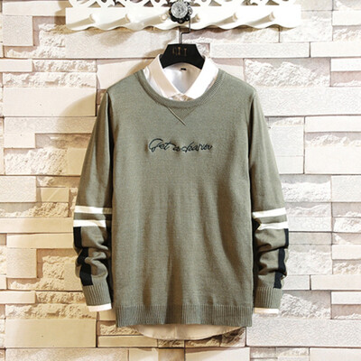 

Toponeto Mens New Autumn Winter Casual Long Sleeve Knitting Sweaters Tops Blouse