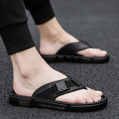 

Mens sandals 2019 summer new casual flip-flops trend Vietnamese slippers beach sandals