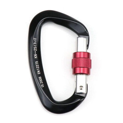 

Carabiner with Screw Locking Gate 25KN Heavy Duty Carabiner Clips for Hammocks Camping Hiking Backpacking