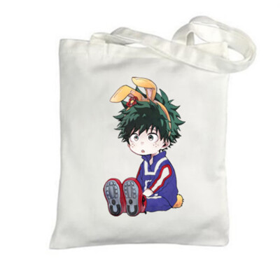 

My Hero Academia Bag Anime Commuter Bag Shoulder Bags Canvas Tote Bag Anime Style Multifunctional Canvas Bag for Women