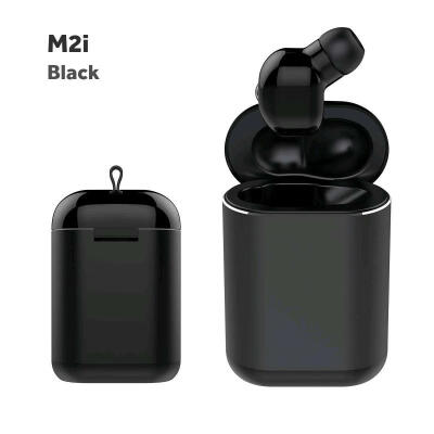 

M2i Portable Mini Single Ear Wireless Bluetooth Earphone Earbuds Headset With Charging Box