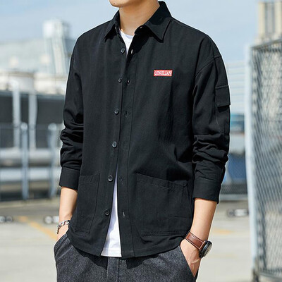 

Tailored Mens Casual Fashion Military Pure Color Pocket Long Sleeve T-shirt Top Blouse