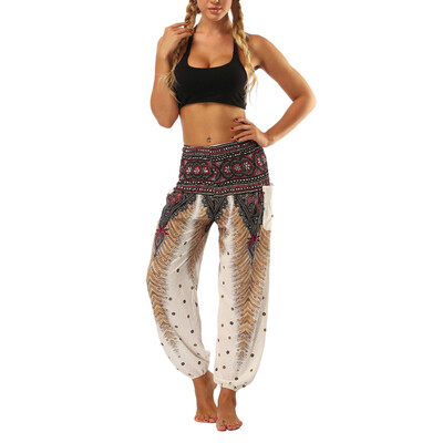 

Women Harem Pants Floral Hippie Baggy Sports Yoga Boho Loose Casual Trousers Gym