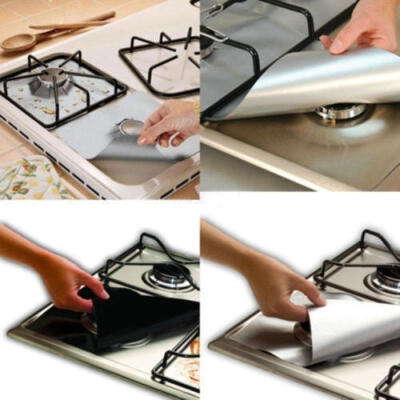 

Reusable Non-stick Cover Stovetop Burner Furnace For Gas stove Cleaning Gasket in Kitchen