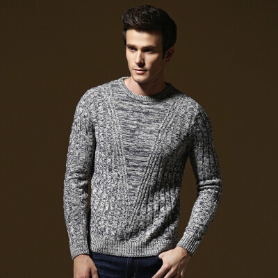 

Toponeto Mens Winter Casual Long Sleeve Knitting Solid Color Sweaters Tops Blouse