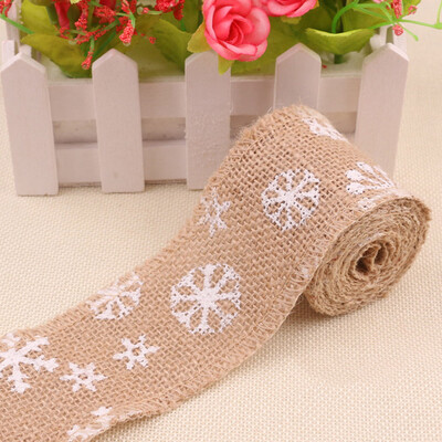 

〖Follure〗2M Sewing Tape Hessian Natural Jute Roll Burlap Lace Ribbon DIY Craft Decor