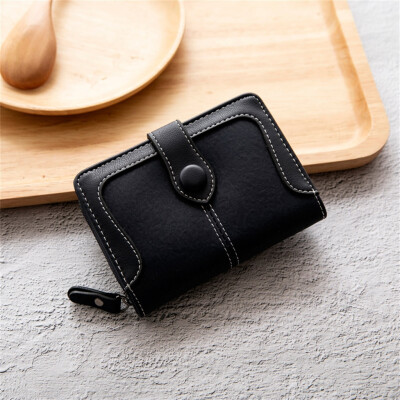 

Tailored Women Short Wallets Mini Money Purses Small Fold Female Coin Purse Card Holder