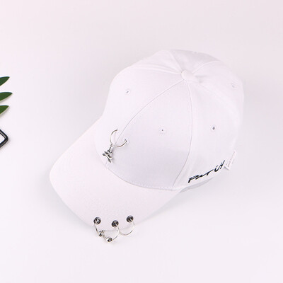 

Taobao hot trend personality iron tower hoop baseball cap outdoor letters sport recreational duck tongue cap couple cap