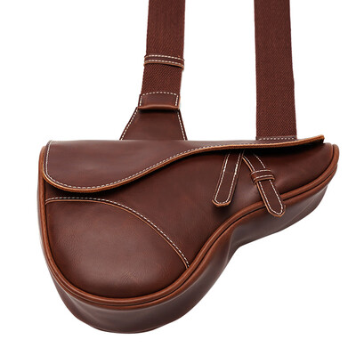 

Retro chest bag mens fashion bag single shoulder bag leisure mens bag oblique bag mens fashion youth backpack saddle bag