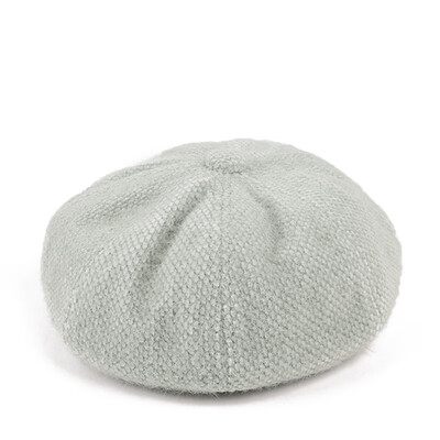 

Fallwinter new chenille berets ladies Joker fashion artist hat Korean tide ins warm pumpkin hat