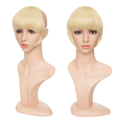 

Hair Bangs Clip in Hair Extensions Front Neat Bang Fringe One Piece Striaght Hairpiece Accessories