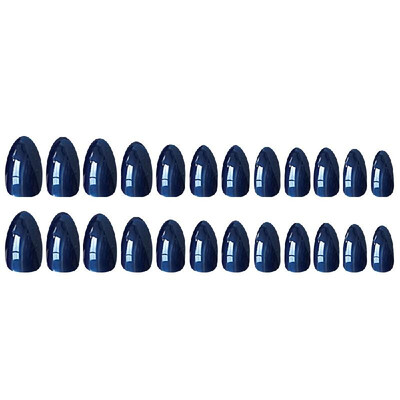 

Fake Nails Tips 24pcs 12 Different Size Natural Short False Nails Tips Full Cover Acrylic Artificial Nails for Nail Salons & DIY N
