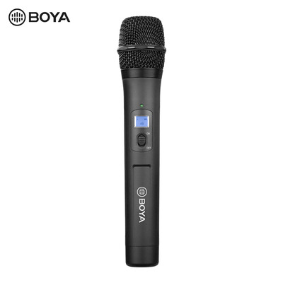 

BOYA BY-WHM8 Pro 48-Channel UHF Wireless Handheld Microphone Dynamic Mic for Karaoke Interview Meeting Audio Recording Stage Singi