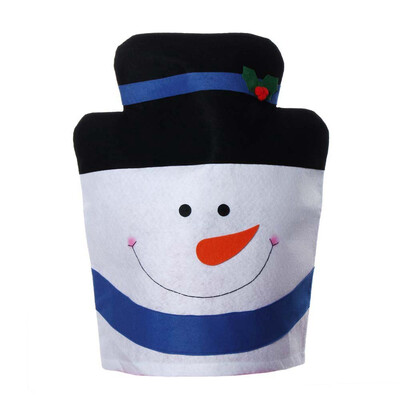 

〖Follure〗Christmas Snowman Chair Covers Home Decoration BK
