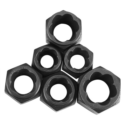 

10 Pieces Damaged Bolt Nut Screw Remover Extractor Removal Set Threading Tools Kit Nut Removal Nut Removal Kit