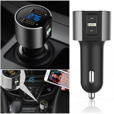 

Bluetooth FM Transmitter Wireless Radio Adapter MP3 Player Car USB charger