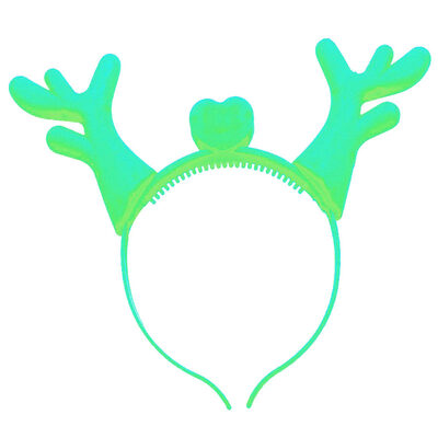 

Luminous Christmas Cartoon Deer Horn Antler Hair Hoop Party Supplies Kids Gift