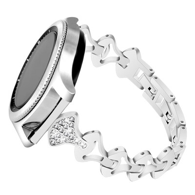 

ECSEM Rhinestone Replacement Bands for Samsung Gear S3 FrontierGear s3 ClassicGalaxy Watch 46mmGear 2 r380 Bracelet Band 22mm