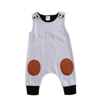 

Infant Baby Boy Girl Sleeveless Romper Jumpsuit Cotton Clothes Outfit Set