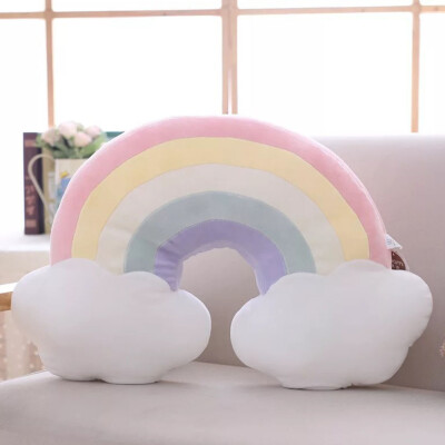 

Rainbow Shape Plush Sofa Pillow Cushion Sleeping Pillow Cloud Star Home Decor