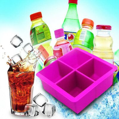 

Toponeto Big Giant King Size Large Silicone Kitchen DIY Ice Cube Square Tray Mold