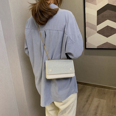 

Tailored Womens new fashion small square bag wild chain shoulder Messenger bag