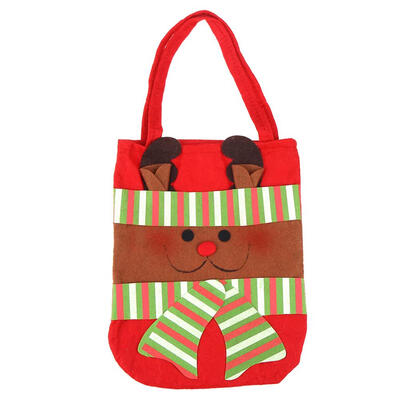 

Christmas Non-woven Cloth Handbag Gift Candy Bag Xmas Decoration