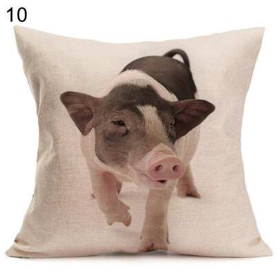 

Lovely Pig Printed Square Cushion Cover Throw Pillow Case Car Home Sofa Decor