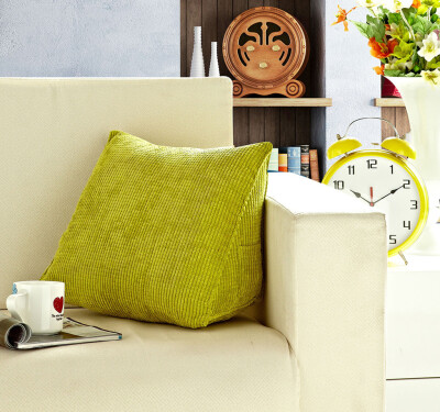 

Gobestart Triangular Cushion Cover Cotton Softable Throw Pillow Pillowcase SofaPillow