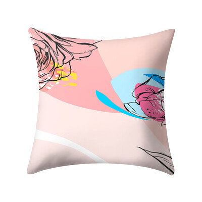 

Gobestart Print Pillow Case Polyester Sofa Car Cushion Cover Home Decor 45 X 45cm